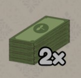 2x Cash