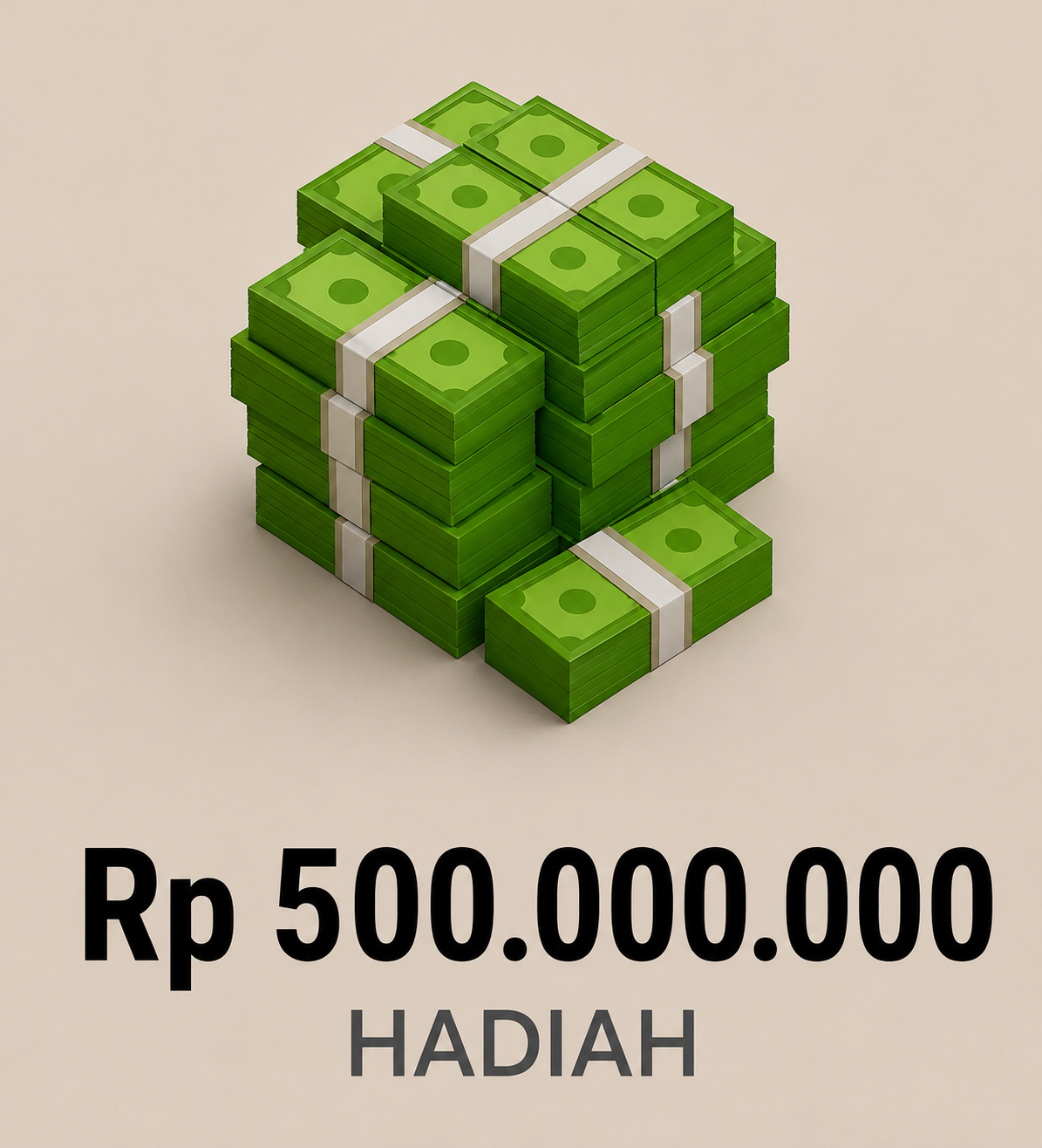 Uang Rp 500.000.000