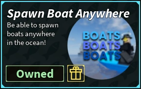 Spawn Boat Anywhere